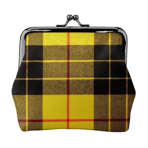 Gelb Grau Schwarz Plaid Print Multifunktionale Geldbörse Mode Münze Geldbörse Karte Tasche Unisex, Schwarz , Einheitsgröße von JEWOSS