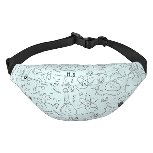 Glitzer Pailletten Spot Print Bauchtasche, für Frauen Gürteltasche Hüfttasche für Männer Bauchtasche, Chemie-Druck., Einheitsgröße von JEWOSS