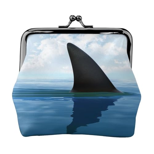 Shark Cum Print Multifunktionale Geldbörse Mode Münze Geldbörse Karte Tasche Unisex, Schwarz , Einheitsgröße von JEWOSS