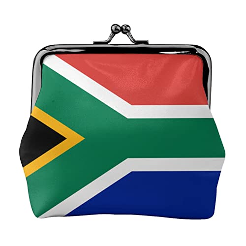 Südafrika Flagge Drucken Multifunktionale Geldbörse Mode Münze Geldbörse Karte Tasche Unisex, Schwarz , Einheitsgröße von JEWOSS