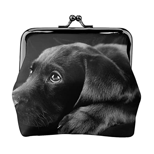 Welpen Hund Druck Multifunktionale Geldbörse Mode Münze Geldbörse Karte Tasche Unisex, Schwarz , Einheitsgröße von JEWOSS