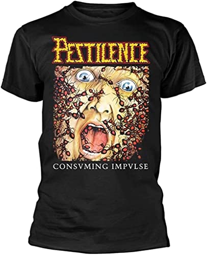 Pestilence 'Consuming Impulse Album Cover' T Shirt T-Shirts & Hemden(Large) von JEWUNO957