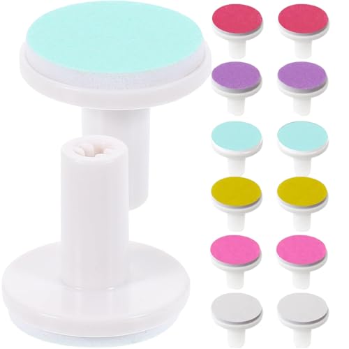 JEYORZY 12 Stück Baby Nagelfeile Elektrisch Nagel-Trimmer-Pads Ersatz Schleifköpfe Baby-Nagel-Trimmer-Ersatz-Pads Professionelle Elektrische Nagelfeile Schleifköpfe Zubehör von JEYORZY