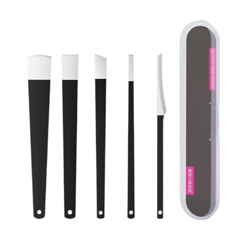 JEYORZY 5 StüCk PediküRe Set FußPflege,Edelstahl PediküRe Messer Kits mit Aufbewahrungsbox,Kit Zur Entfernung aus Edelstahl,ManiküRe Nagelfeile PediküRe FußPflege Werkzeuge für Hand FüßE von JEYORZY