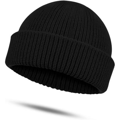 JEYORZY Wintermütze, Cuffed Hats Weich & Warm, Unisex Retro Trawler Winter Beanie Hat Baseballkappe, Damen und Herren von JEYORZY