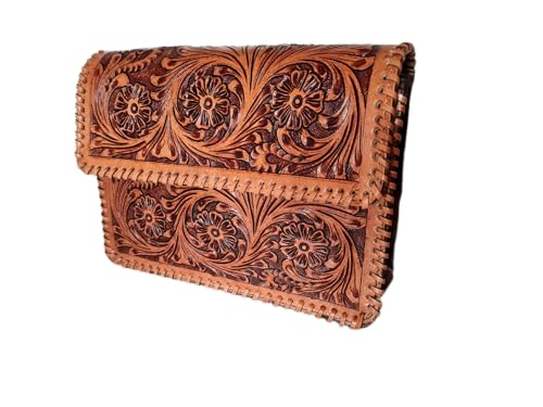 JF-Reitsport Handtasche Handbag im Western Design versch. Modelle Leder Handgemacht Trend (Modell 1) von JF-Reitsport