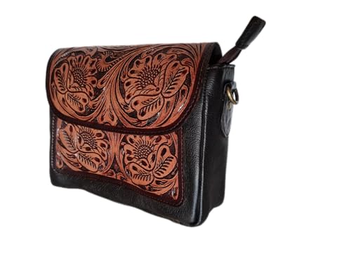 JF-Reitsport Handtasche Handbag im Western Design versch. Modelle Leder Handgemacht Trend (Modell 2) von JF-Reitsport