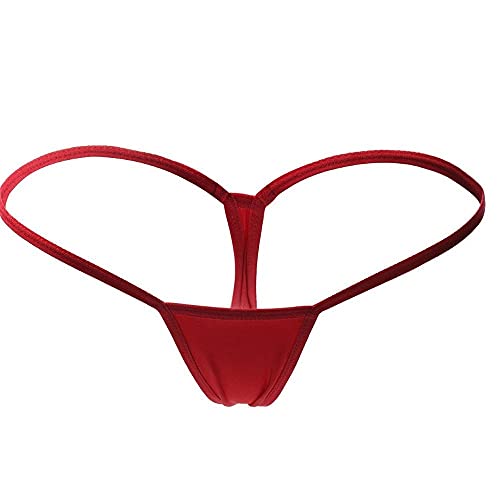 JFAN Damen Strings & Tangas Dessous Elastische Unterwäsche Rot M von JFAN