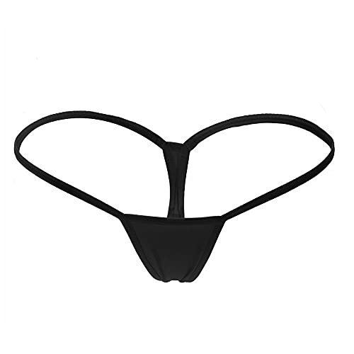 JFAN Damen Strings & Tangas Dessous Elastische Unterwäsche Schwarz L von JFAN