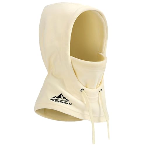 JFAN Sturmhaube Gesichtsmaske Winter für Männer Frauen Unisex Thermo Skimaske Balaclava für Radfahren Snowboarden Skifahren Motorradfahren Winddicht Gesichtshaube,Beige von JFAN