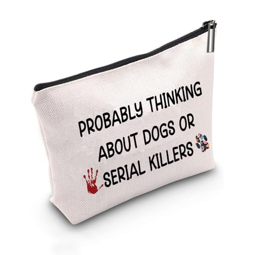 JFEHBFL True Crime Gifts for Women Makeup Bag True Crime Lover Gift Zipper Pouch Travel Cosmetic Bag Birthday Gifts for Women von JFEHBFL