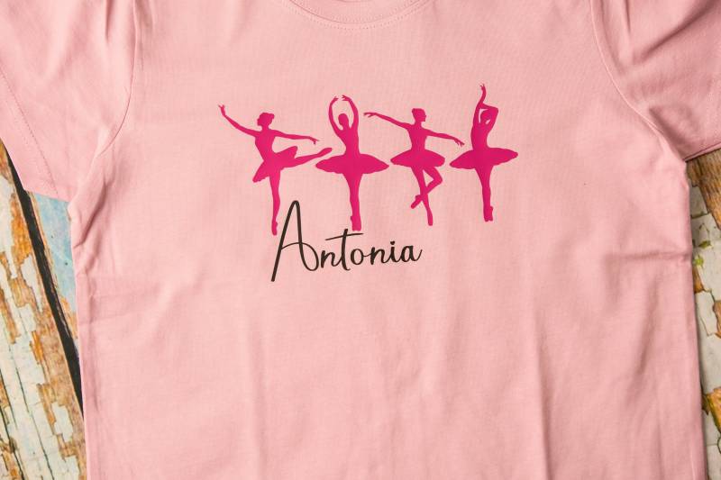 Geburtstagsshirt Ballett Tänzerin Personalisiert Mit Name Und Zahl von JFFotoart