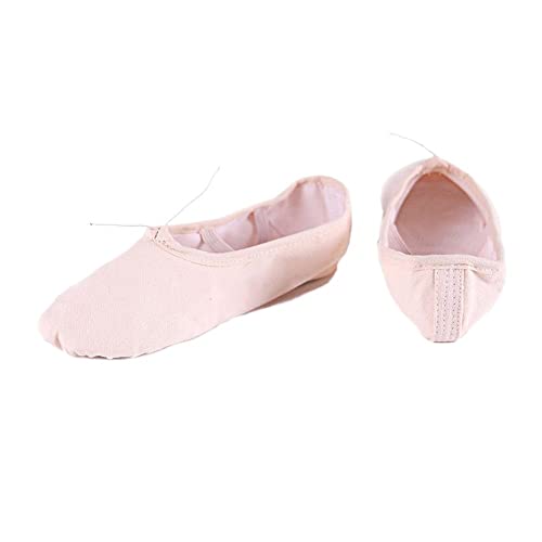 BDXMKS Ballettschuhe Kind Yoga Hausschuhe Gym Lehrer Yoga Ballett Tanz Schuhe For Mädchen Frauen Ballett Schuhe Leinwand Kinder Kinder(Pink,41) von JFNKLFG