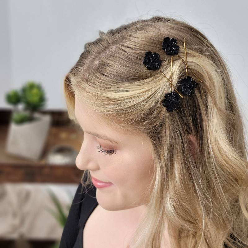 Vintage Buch + Deichmann | 2Er Set Blumen Haarnadeln von JFYbrand