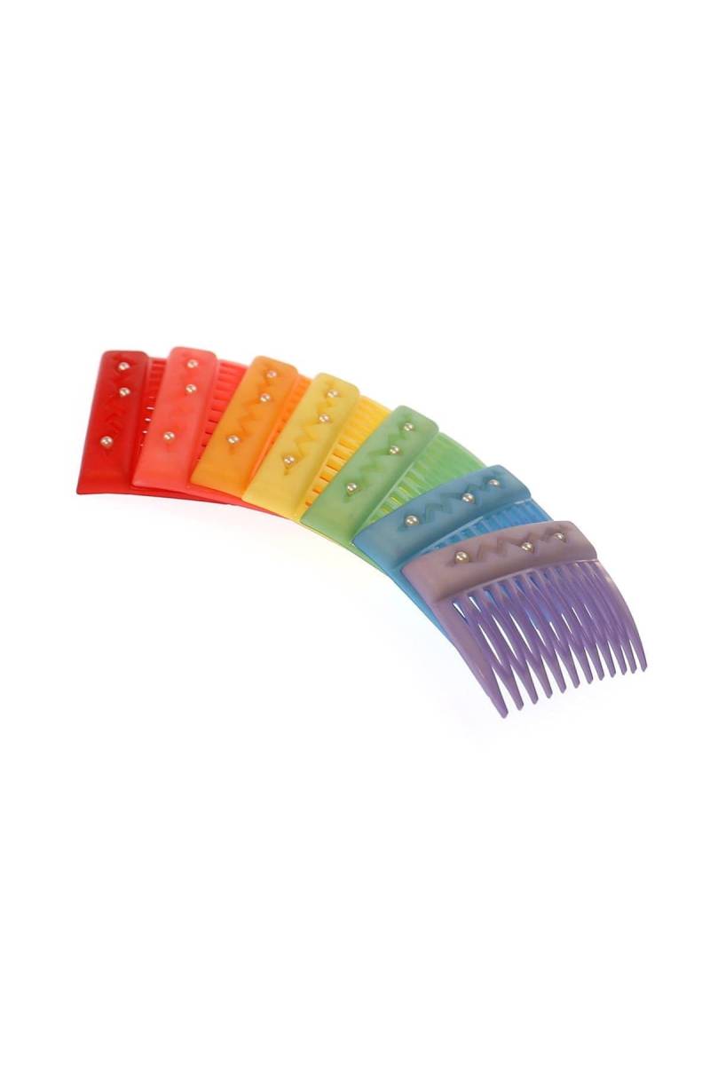 Vintage Buch + Deichmann Zickzack Perle Haarkamm von JFYbrand