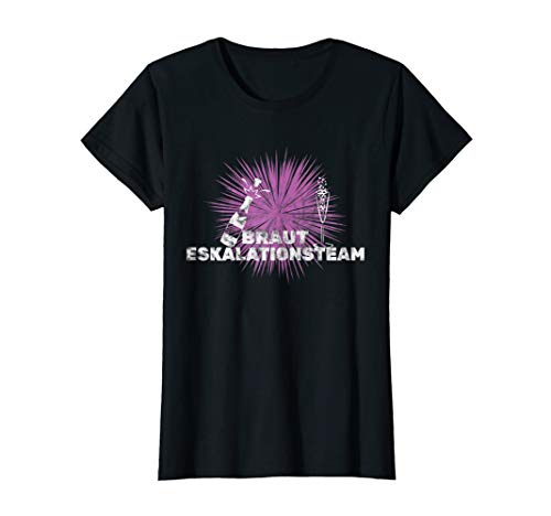 Damen Jungesellenabschied Frau Tshirt Braut Team Spruch Geschenk Damen Jungesellenabschied Frau Tshirt Braut Team Spruch Geschenk von JGA Frauen Shirts | Eskalations Team Heiraten