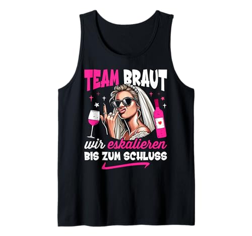 Junggesellenabschied Frauen T-Shirt Team Braut JGA Frauen Tank Top Junggesellenabschied Frauen T-Shirt Team Braut JGA Frauen Tank Top von JGA Frauen T-Shirt für cooles Team Braut