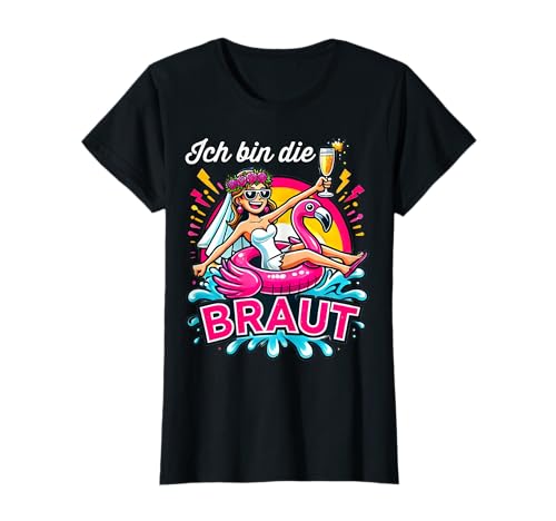 Braut T-Shirt JGA Frauen poltern Junggesellenabschied Frauen T-Shirt Braut T-Shirt JGA Frauen poltern Junggesellenabschied Frauen T-Shirt von JGA Frauen T-Shirts für Team Braut