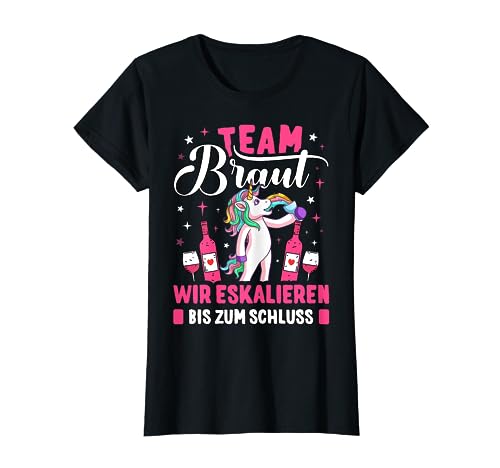 JGA Frauen T-Shirt Team Braut Junggesellenabschied Frauen T-Shirt JGA Frauen T-Shirt Team Braut Junggesellenabschied Frauen T-Shirt von JGA Frauen T-Shirts & Team Braut Einhorn