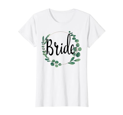 Damen Braut Bride to be Blumen Grün Vintage JGA Verlobung T-Shirt Damen Braut Bride to be Blumen Grün Vintage JGA Verlobung T-Shirt von JGA Junggesellenabschied Blumenkranz Kollektion G