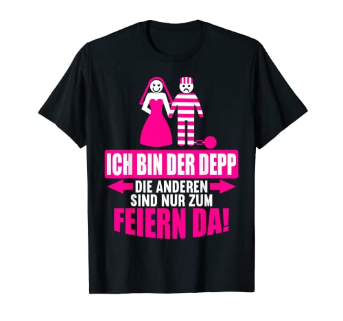 Herren Junggesellenabschied Männer Poltern Polterabend JGA T-Shirt von JGA Junggesellenabschied mit lustigem Spruch Shop