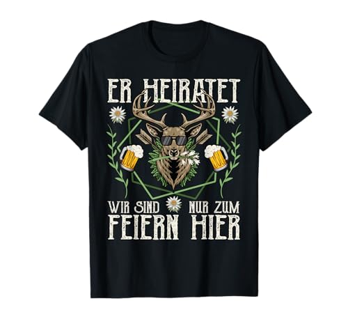 Junggesellenabschied Männer Poltern Polterabend JGA T-Shirt von JGA Junggesellenabschied mit lustigem Spruch Shop