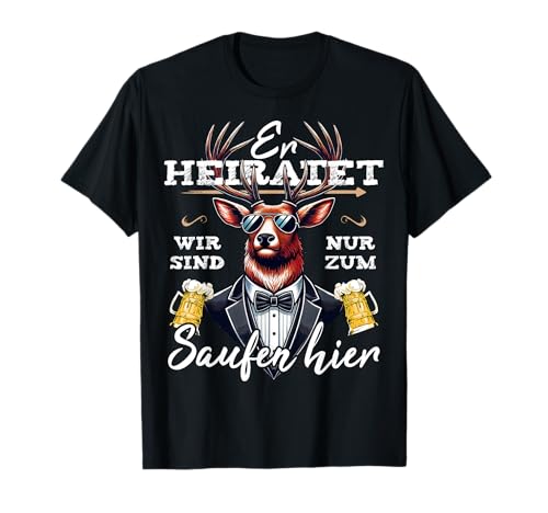 Junggesellenabschied Männer T-Shirt Polterabend Männer JGA T-Shirt Junggesellenabschied Männer T-Shirt Polterabend Männer JGA T-Shirt von JGA Männer Shirts Herren Junggesellenabschied