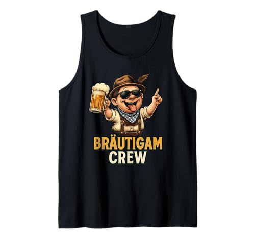 Junggesellenabschied Männer T-Shirt Polterabend JGA Männer Tank Top Junggesellenabschied Männer T-Shirt Polterabend JGA Männer Tank Top von JGA Männer T-Shirt Bräutigam Crew