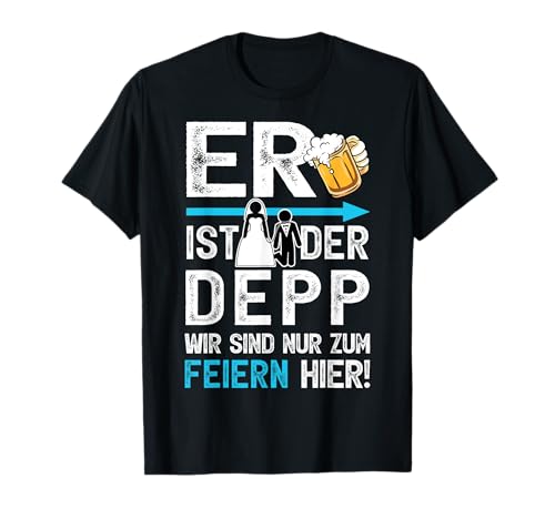Junggesellenabschied T-Shirt JGA Männer Polterabend Poltern T-Shirt Junggesellenabschied T-Shirt JGA Männer Polterabend Poltern T-Shirt von JGA Männer T-Shirts Team Bräutigam Herren