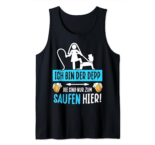 Herren Junggesellenabschied T-Shirt Bräutigam Polterabend Mann JGA Tank Top Herren Junggesellenabschied T-Shirt Bräutigam Polterabend Mann JGA Tank Top von JGA T-Shirt Männer Junggesellenabschied mit Spruch
