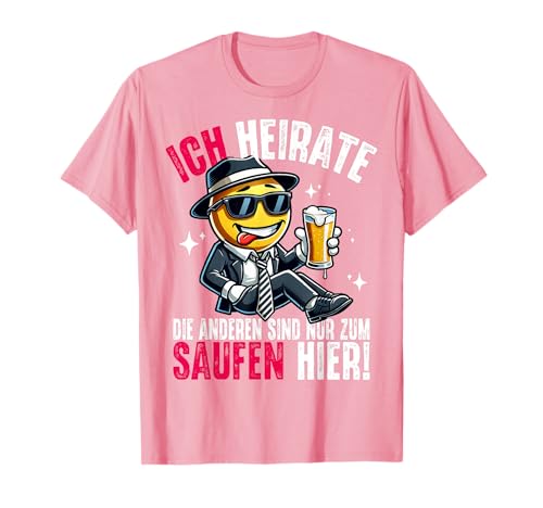 JGA Bräutigam T-Shirt Poltern Junggesellenabschied Männer T-Shirt JGA Bräutigam T-Shirt Poltern Junggesellenabschied Männer T-Shirt von JGA T-Shirts Männer Team Bräutigam Kostüm Herren