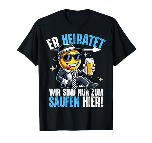 JGA T-Shirt Männer Poltern Junggesellenabschied Mann JGA T-Shirt JGA T-Shirt Männer Poltern Junggesellenabschied Mann JGA T-Shirt von JGA T-Shirts Männer Team Bräutigam Kostüm Herren