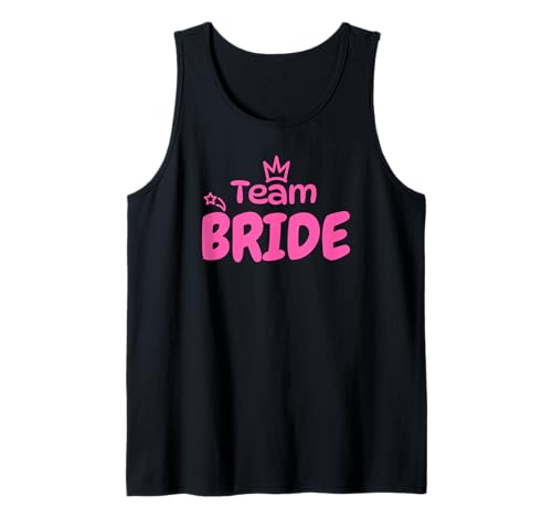 Team Bride JGA Outfit Frauen Junggesellinnenabschied Tank Top von JGA Team Bride Party Design Ideen