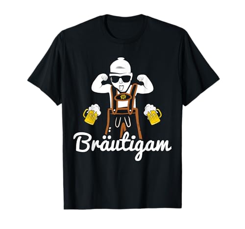 Bräutigam JGA Männer Shirt Junggesellenabschied T-Shirt von JGA Tracht