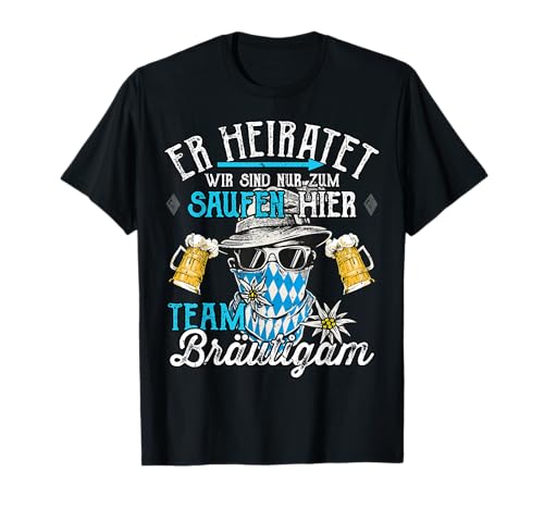 JGA Männer T-Shirt Tracht Poltern Junggesellenabschied T-Shirt JGA Männer T-Shirt Tracht Poltern Junggesellenabschied T-Shirt von JGA Trachten T-Shirts