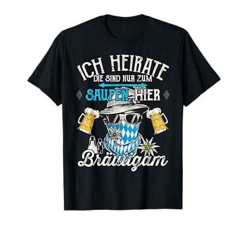 JGA T-Shirt Männer Bräutigam Polterer Junggesellenabschied T-Shirt JGA T-Shirt Männer Bräutigam Polterer Junggesellenabschied T-Shirt von JGA Trachten T-Shirts