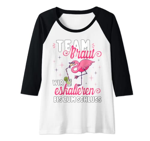 Damen Polterabend Damen JGA Tshirt Junggesellenabschied Frauen Raglan von JGA Tshirt Damen & Team Braut Outfit
