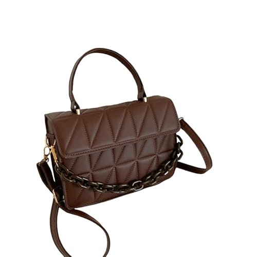 JGDSDMJG Damen Umhängetasche Damenmode Pu Leder Quadratische Handtasche Kleine Umhängetaschen-kaffee JGDSDMJG Damen Umhängetasche Damenmode Pu Leder Quadratische Handtasche Kleine Umhängetaschen-kaffee von JGDSDMJG