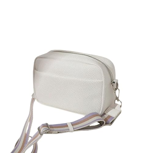 JGDSDMJG Damen Umhängetasche Mehrschichtige Damen-umhängetasche Im Vintage-stil Aus Pu-leder-weiß JGDSDMJG Damen Umhängetasche Mehrschichtige Damen-umhängetasche Im Vintage-stil Aus Pu-leder-weiß von JGDSDMJG