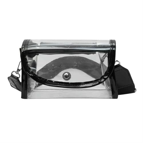 JGDSDMJG Damen Umhängetasche Pvc Transparente Gelee Tasche Kleine Quadratische Für Frauen Süßigkeiten Farbe Brief Mode Umhängetasche-black_a JGDSDMJG Damen Umhängetasche Pvc Transparente Gelee Tasche Kleine Quadratische Für Frauen Süßigkeiten Farbe Brief Mode Umhängetasche-black_a von JGDSDMJG