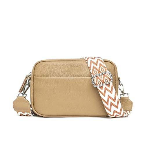 JGDSDMJG Damen Umhängetasche Umhängetaschen Schultertaschen Handtaschen Messenger Tote Bags-kakifarbig-22cm 9cm 14cm von JGDSDMJG