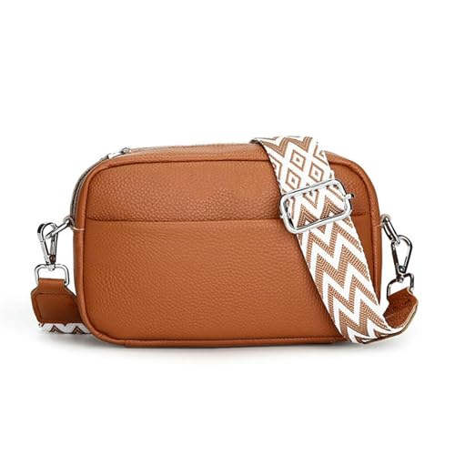 JGDSDMJG Damen Umhängetasche Umhängetaschen Schultertaschen Handtaschen Messenger Tote Bags-licht Braun-22cm 9cm 14cm von JGDSDMJG