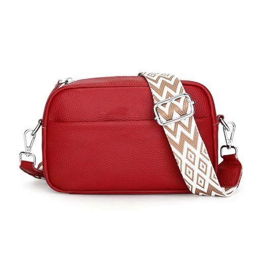 JGDSDMJG Damen Umhängetasche Umhängetaschen Schultertaschen Handtaschen Messenger Tote Bags-rot-22cm 9cm 14cm von JGDSDMJG