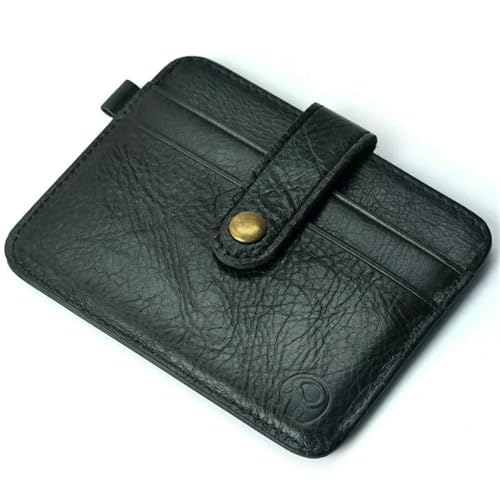 JGDSDMJG Herren Geldbörse Dünne Herrenbrieftasche, Kleine Mini-geldbörse, Einfach Gefaltet, Ultradünn, Kartenhalter, Kartenhalter-schwarz JGDSDMJG Herren Geldbörse Dünne Herrenbrieftasche, Kleine Mini-geldbörse, Einfach Gefaltet, Ultradünn, Kartenhalter, Kartenhalter-schwarz von JGDSDMJG