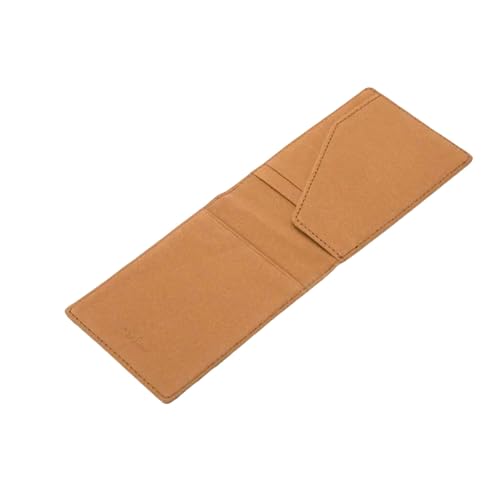 JGDSDMJG geldbörse Damen Brieftasche Multifunktionale Ultradünne Männer Karte Halter Frauen Metall Bargeld Clip-Dunkelbraun von JGDSDMJG