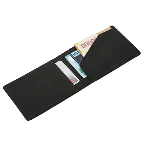 JGDSDMJG geldbörse Damen Brieftasche Multifunktionale Ultradünne Männer Karte Halter Frauen Metall Bargeld Clip-schwarz von JGDSDMJG