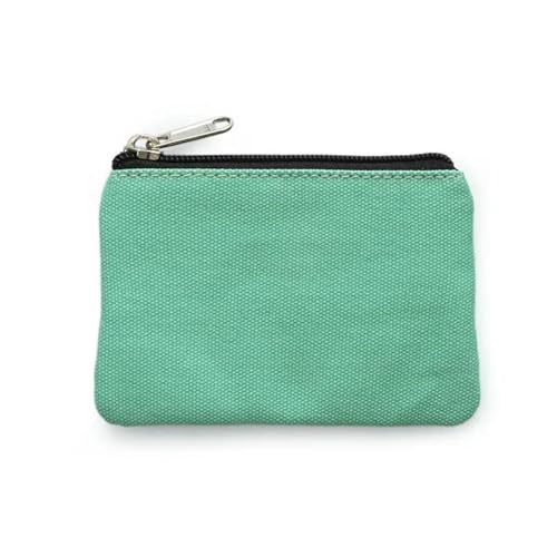 JGDSDMJG geldbörse Damen Canvas-geldbörse Mit Reißverschluss, Mini-münzen-schlüsseltasche, Geldbeutel, Und Herren, Einfache Brieftasche, Kleine Brieftasche-Light Green von JGDSDMJG