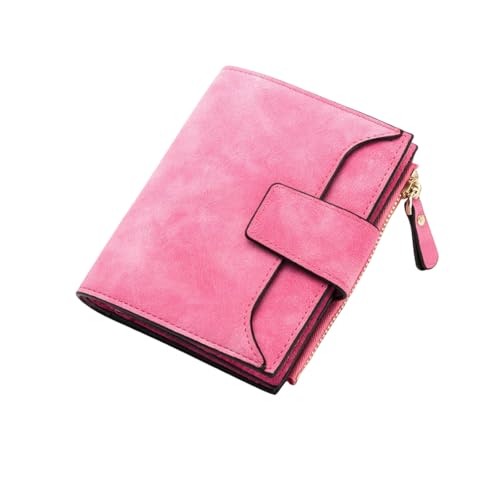 JGDSDMJG geldbörse Damen Frauen Brieftasche Kleine Zipper Pu Leder Karte Halter Brieftasche-Rose von JGDSDMJG