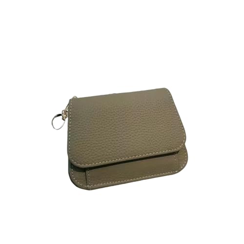 JGDSDMJG geldbörse Damen Kurze Für, Luxuriöse Kleine Mit Großer Kapazität, Tragbarer Kreditkartenhalter -Gray von JGDSDMJG