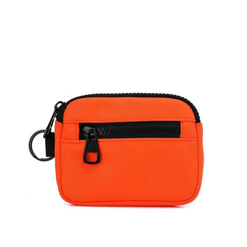 JGDSDMJG geldbörse Damen Lässige Aus Canvas Mit Reißverschluss, Kurze Geldbörse, Retro-schlüsseltasche, Kleine Trendige Jugend-mini-Handtasche, Multifunktional-4 von JGDSDMJG